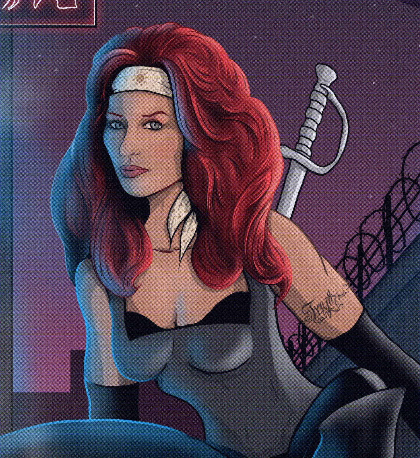 Tori Amos Print - Y Kant Tori Read Comic Cover Art