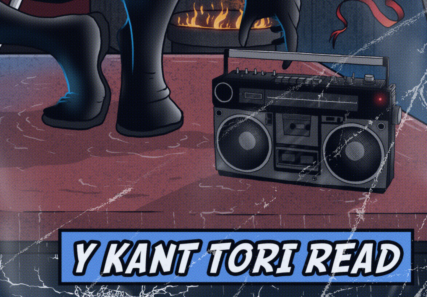Tori Amos Print - Y Kant Tori Read Comic Cover Art